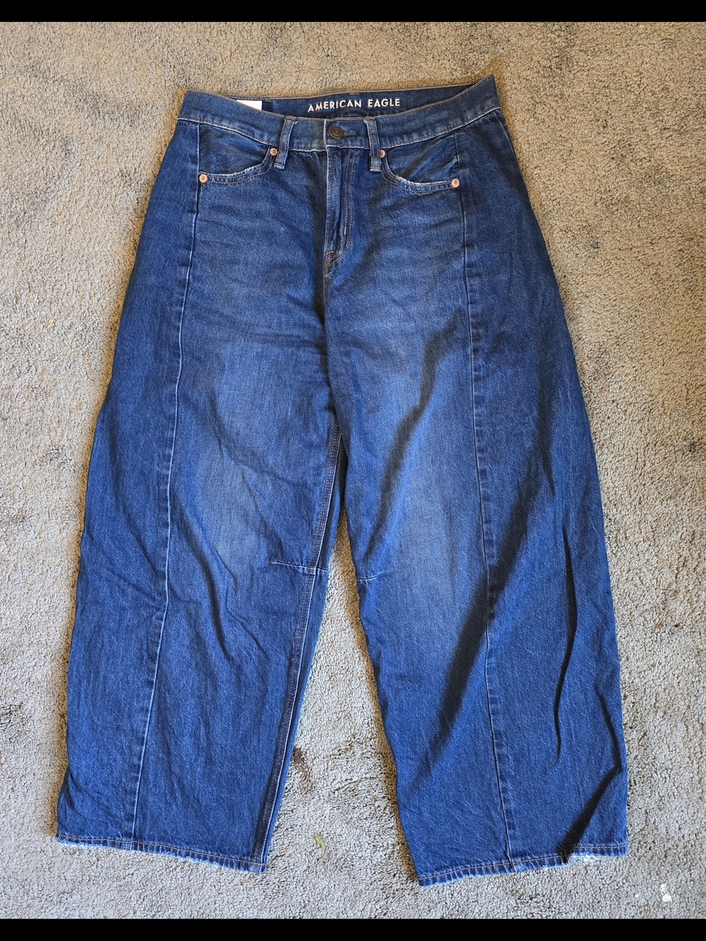 American Eagle Barrel Jeans
